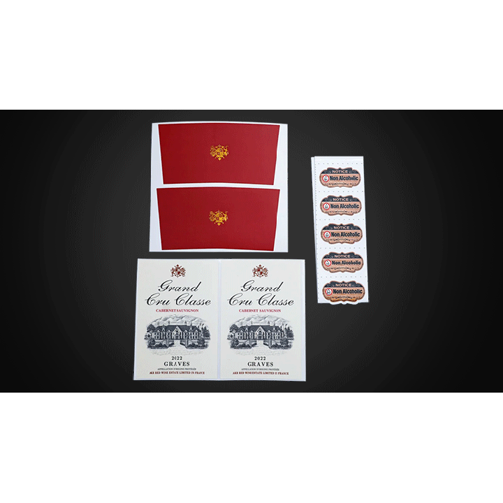 Miracle Wine Bottles Extra Sticker Labels