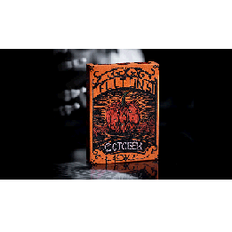 OCTOBER V2 PUMPKIN ORANGE PLAYING CARDS