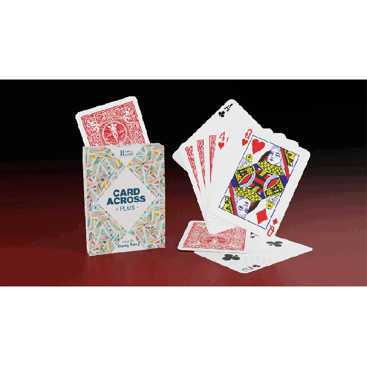Card Across Plus by Casey Tang & IARVEL MAGIC (Red)