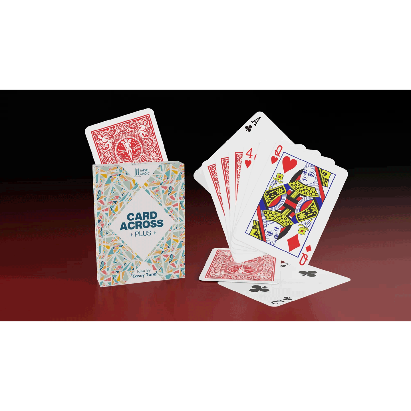 Card Across Plus by Casey Tang & IARVEL MAGIC (Red)