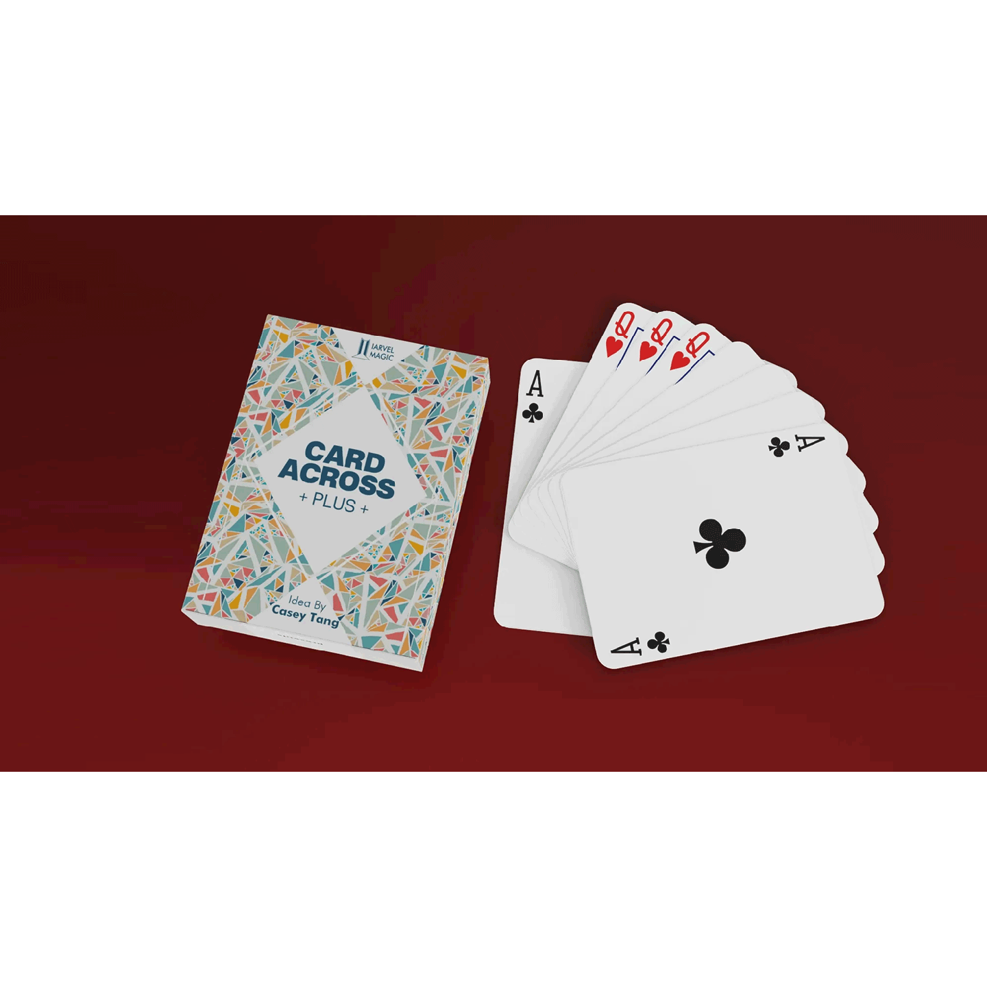 Card Across Plus by Casey Tang & IARVEL MAGIC (Red)