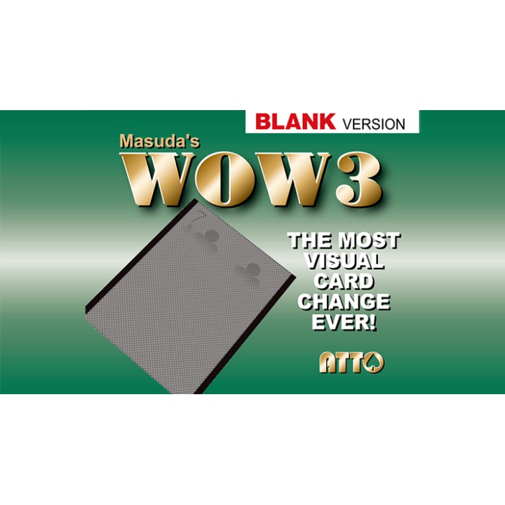 WOW 3.0 Blank (Gimmick and Online Instruction) by Masuda