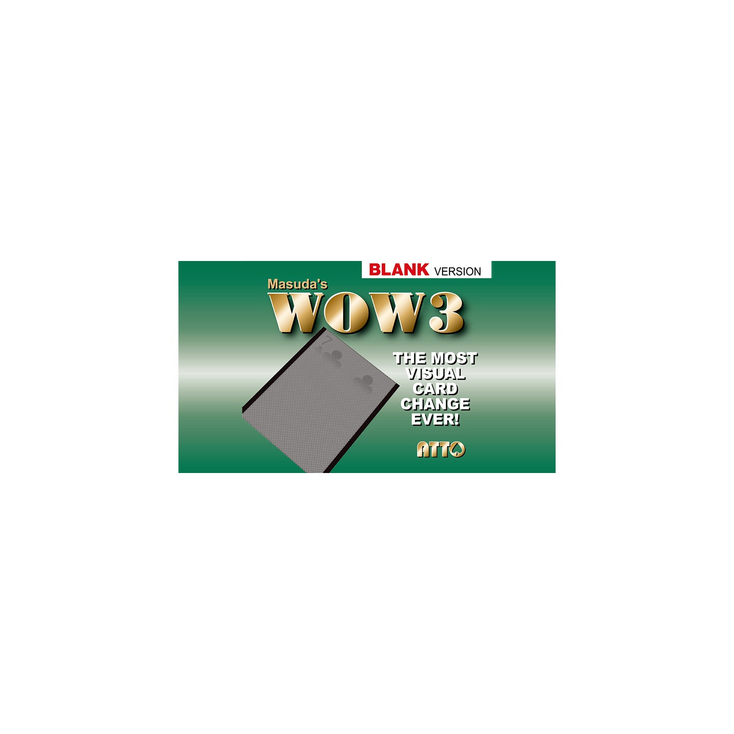 WOW 3.0 Blank (Gimmick and Online Instruction) by Masuda