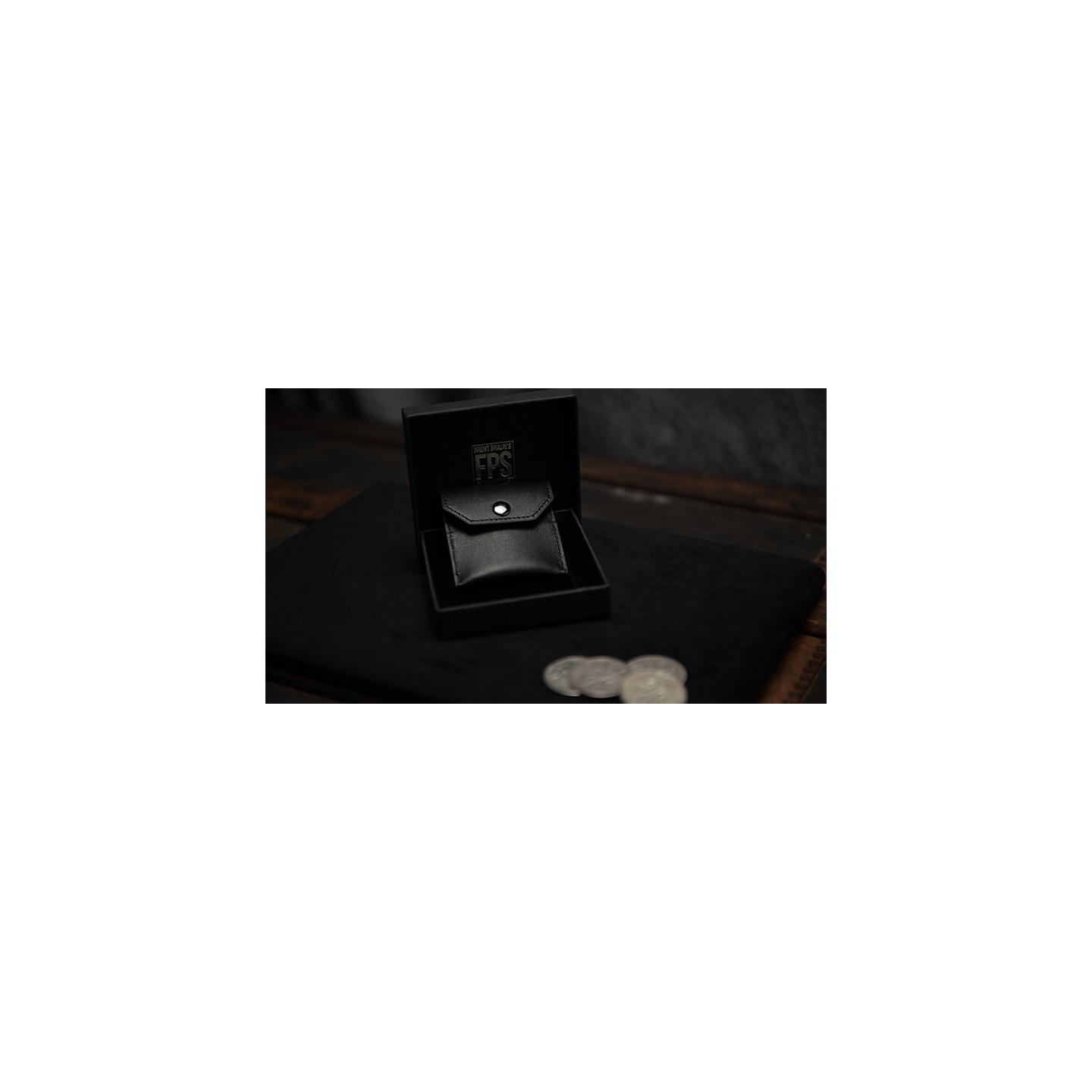 FPS Coin Wallet Black (Gimmicks and Online Instructions) by Magic Firm
