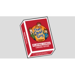 That Deaf Guy RED Cardinal Edition Playing Cards