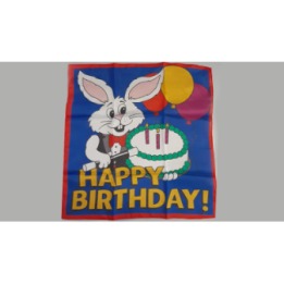 Happy Birthday Silk (36 in) by Ginn and Goshman