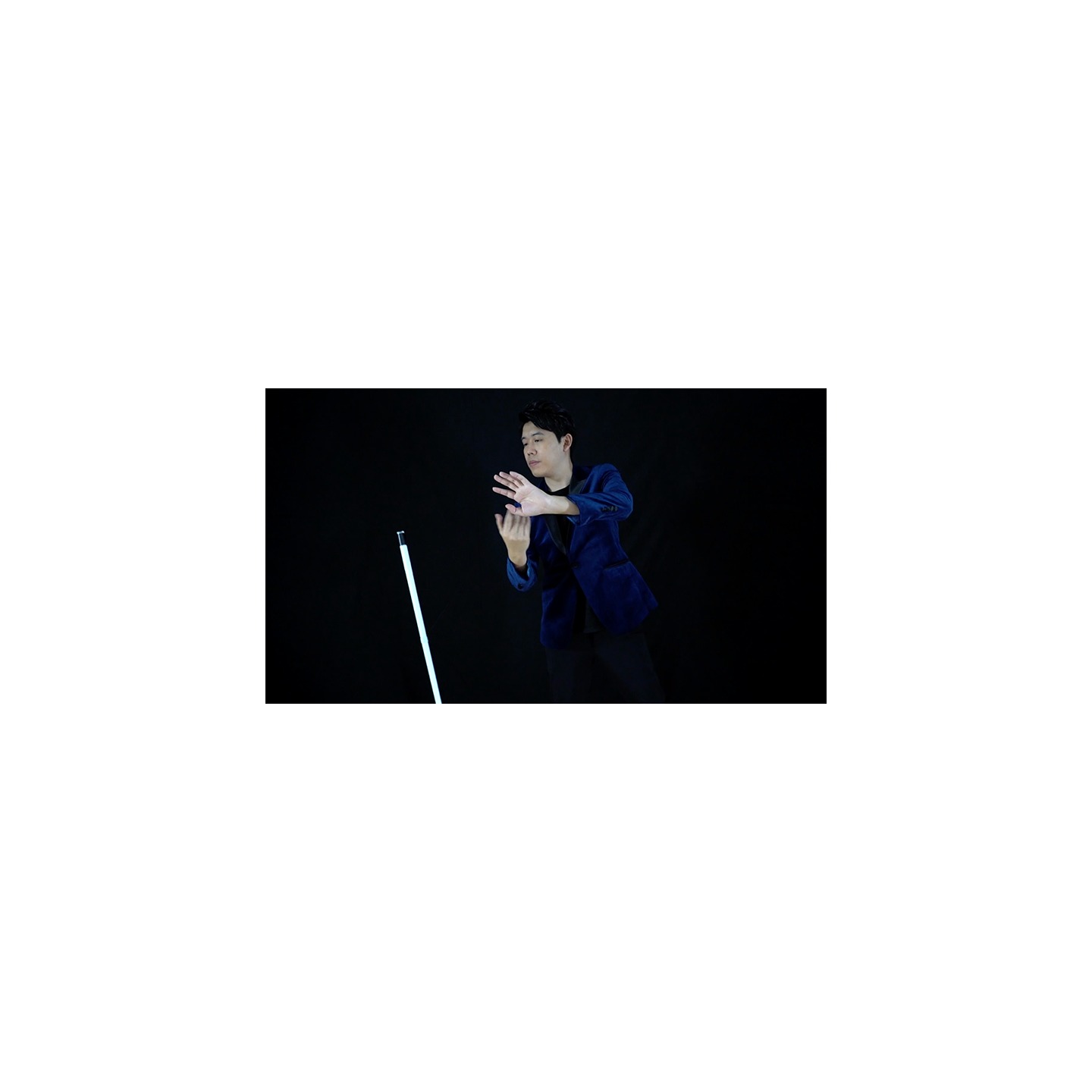 Dancing Vanishing Cane V2 / WHITE (D.V.C.) by Magiclism