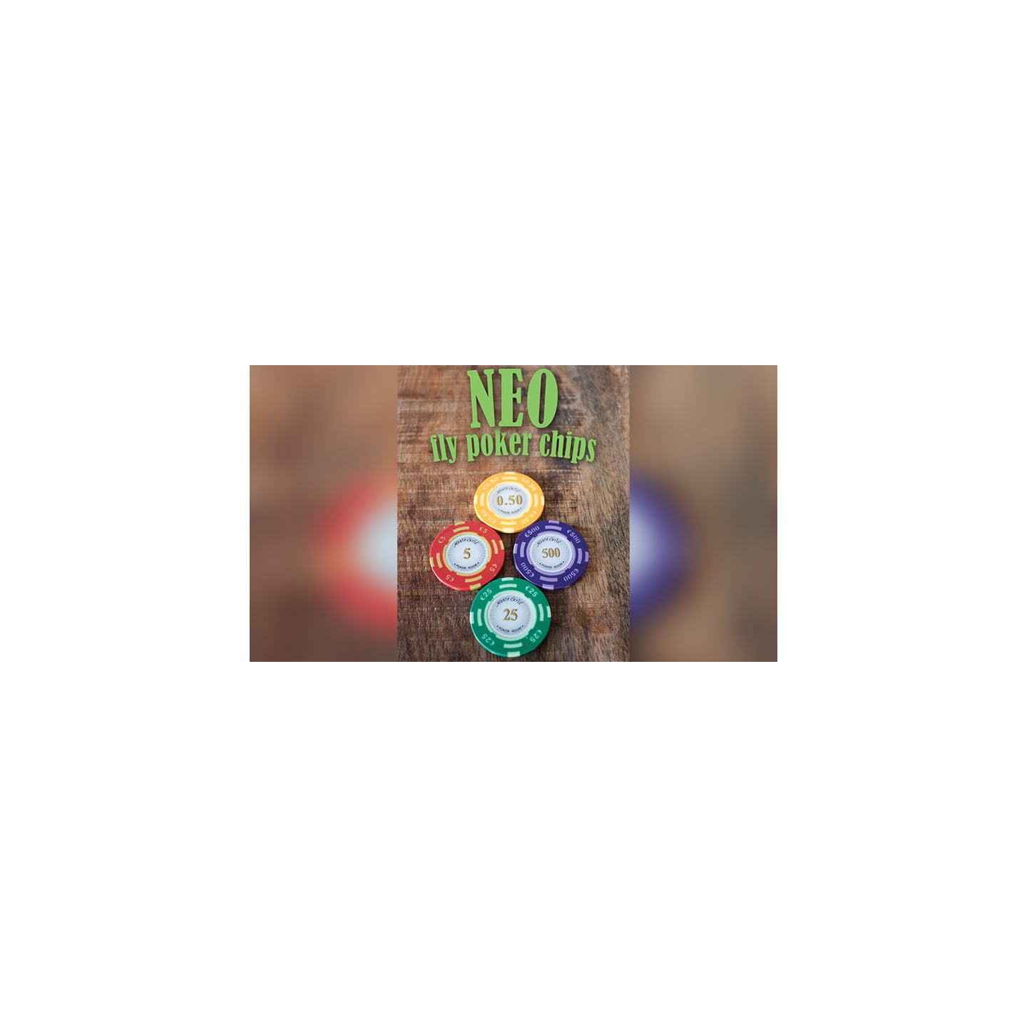 Neo Fly Poker Chips (Gimmicks and Online Instructions) by Leo Smetsers