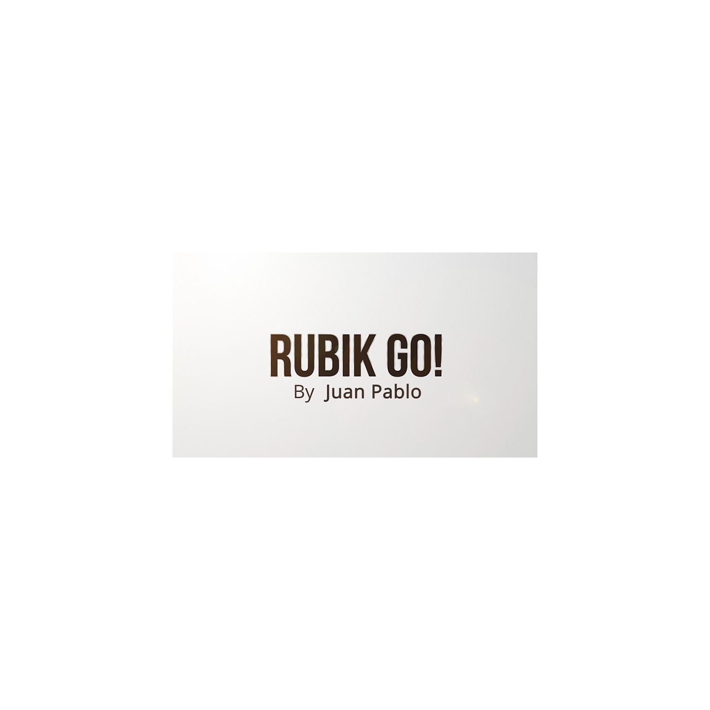 Rubik GO by Juan Pablo