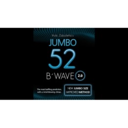 52 B Wave Jumbo 2.0 (Gimmicks and Online Instructions) by Vernet Magic