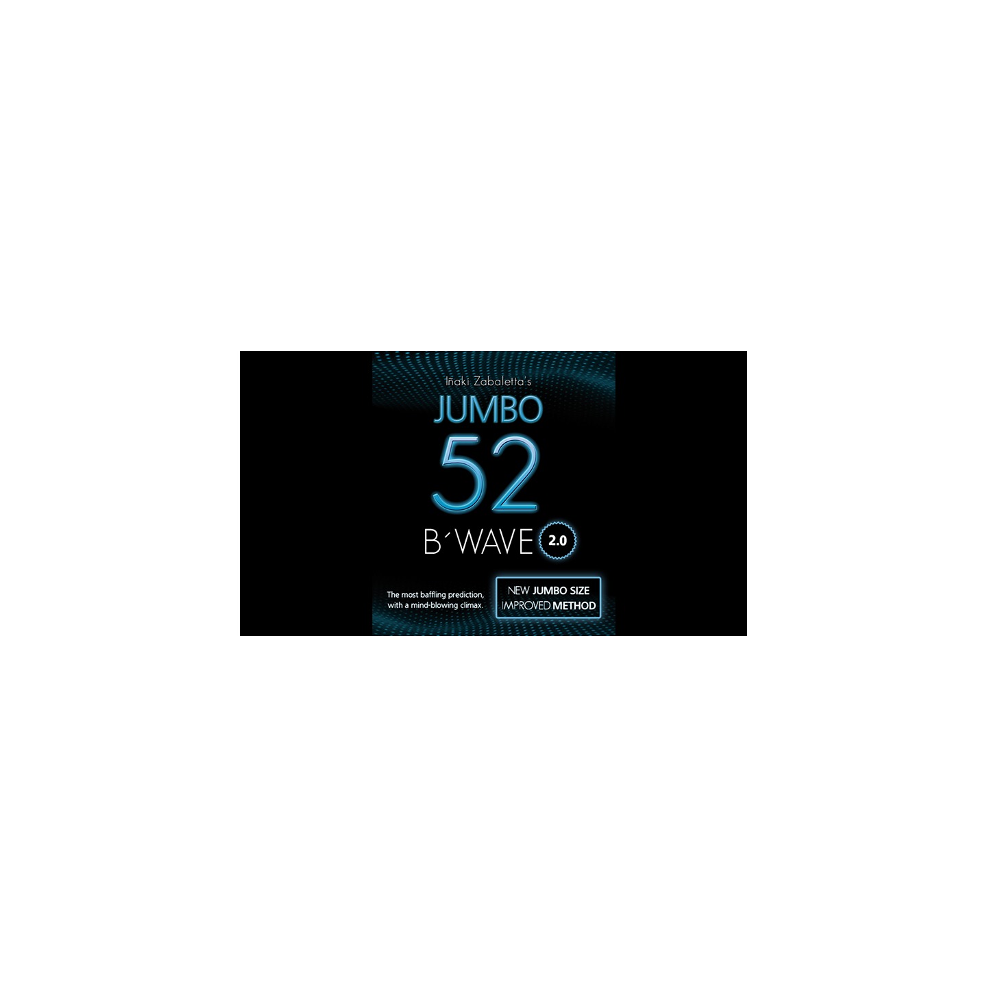 52 B Wave Jumbo 2.0 (Gimmicks and Online Instructions) by Vernet Magic