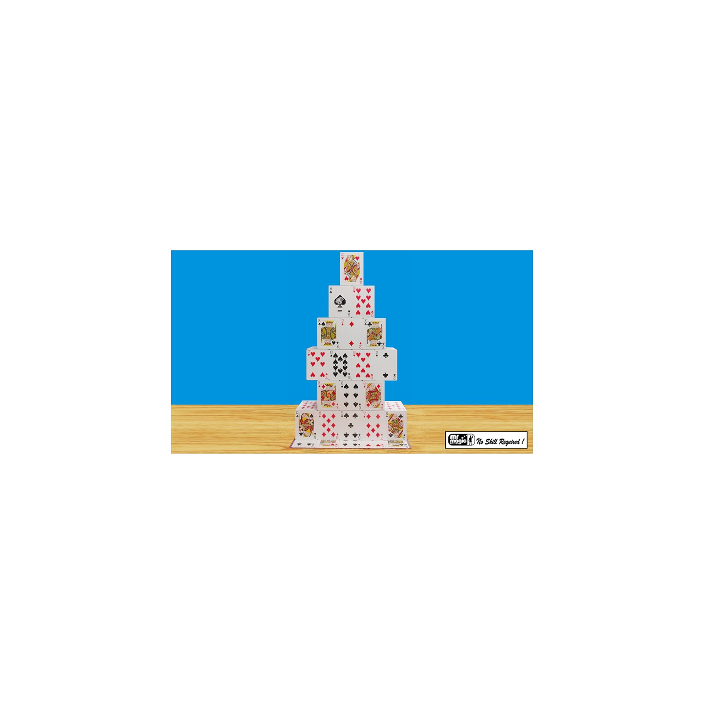 RISING CARD CASTLE by Mr. Magic