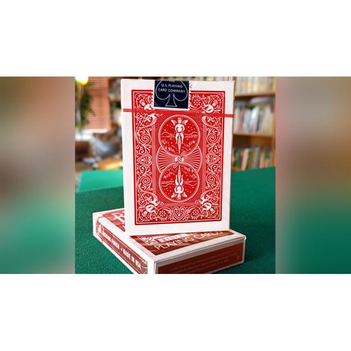Experts Thin Crushed Printed on Web Press Rider Back Back (Red) Playing Cards