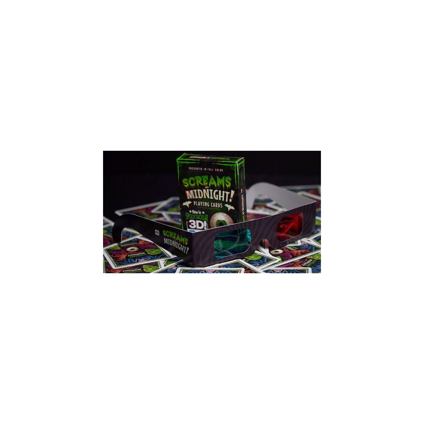 Screams at Midnight Playing Cards (3D-Glasses INCLUDED)
