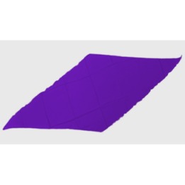 Diamond Cut Silk 18 inch (Purple) by Magic by Gosh