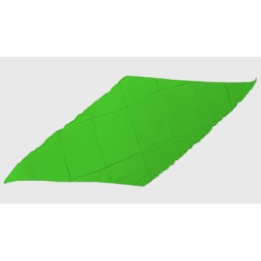 Diamond Cut Silk 18 inch (Green) by Magic by Gosh