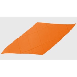 Diamond Cut Silk 18 inch (Orange) by Magic By Gosh