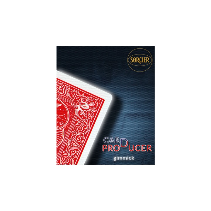 Card Production Gimmick Red by Sorcier Magic