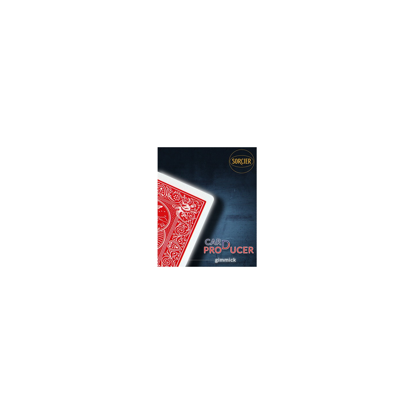 Card Production Gimmick Red by Sorcier Magic