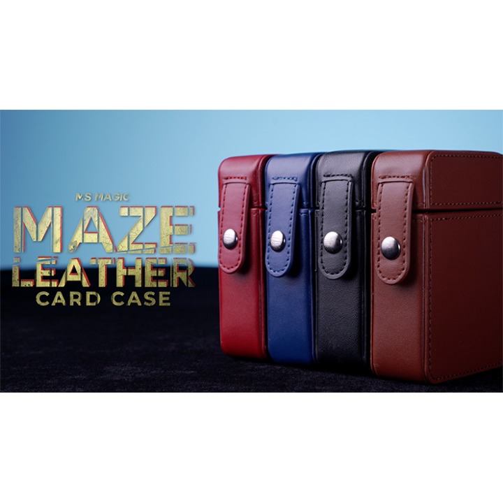 MAZE Leather Card Case (Black) by Bond Lee
