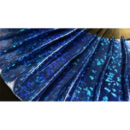 Appearing SnowStorming Fan V2 (Blue Hologram) by Victor Voitko (Gimmick and Online Instructions)