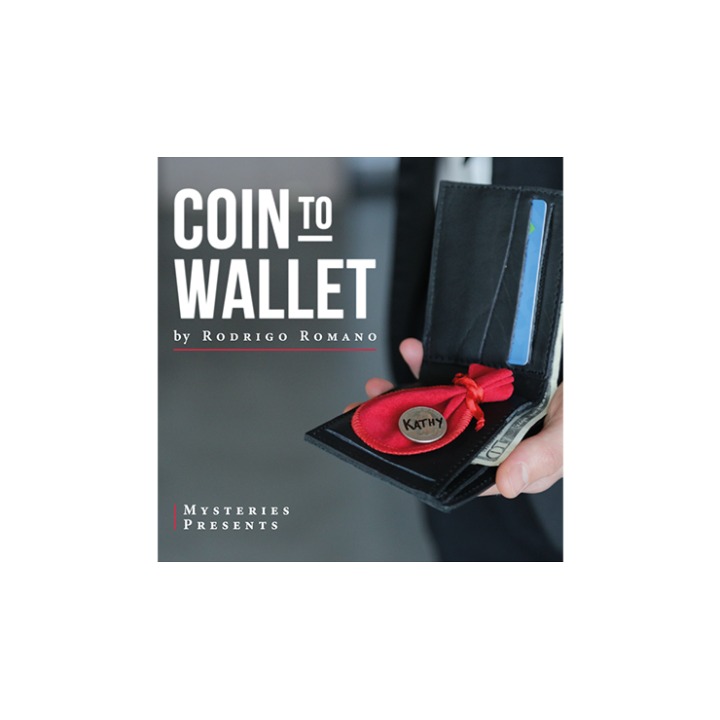 Coin to Wallet (Gimmicks and Online Instructions) by Rodrigo Romano and Mysteries