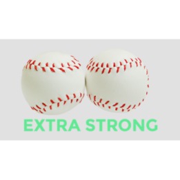 Strong Chop Cup Balls White Leather (Set of 2) by Leo Smetsers