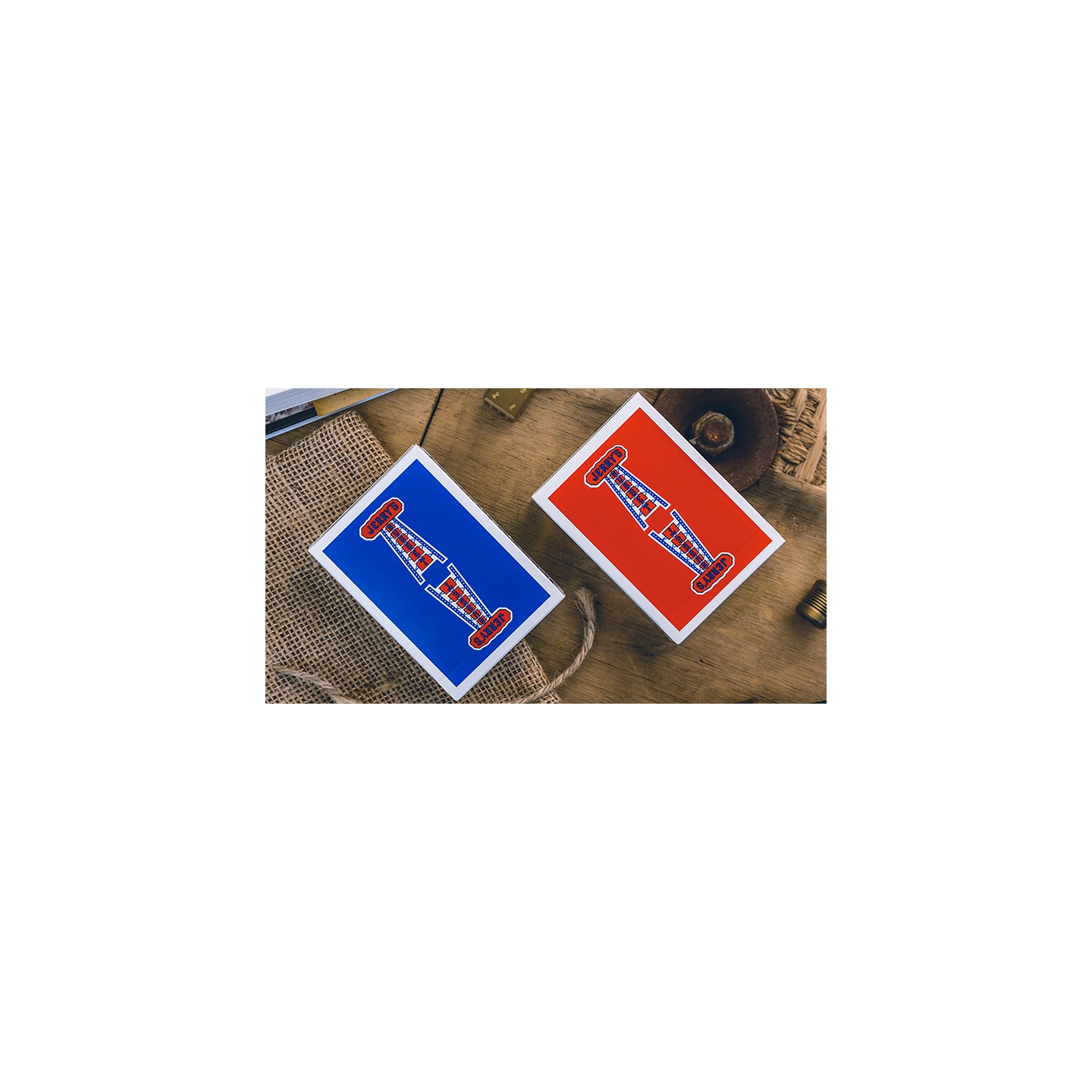 Modern Feel Jerry's Nuggets Gaff (Blue and Red) Playing Cards