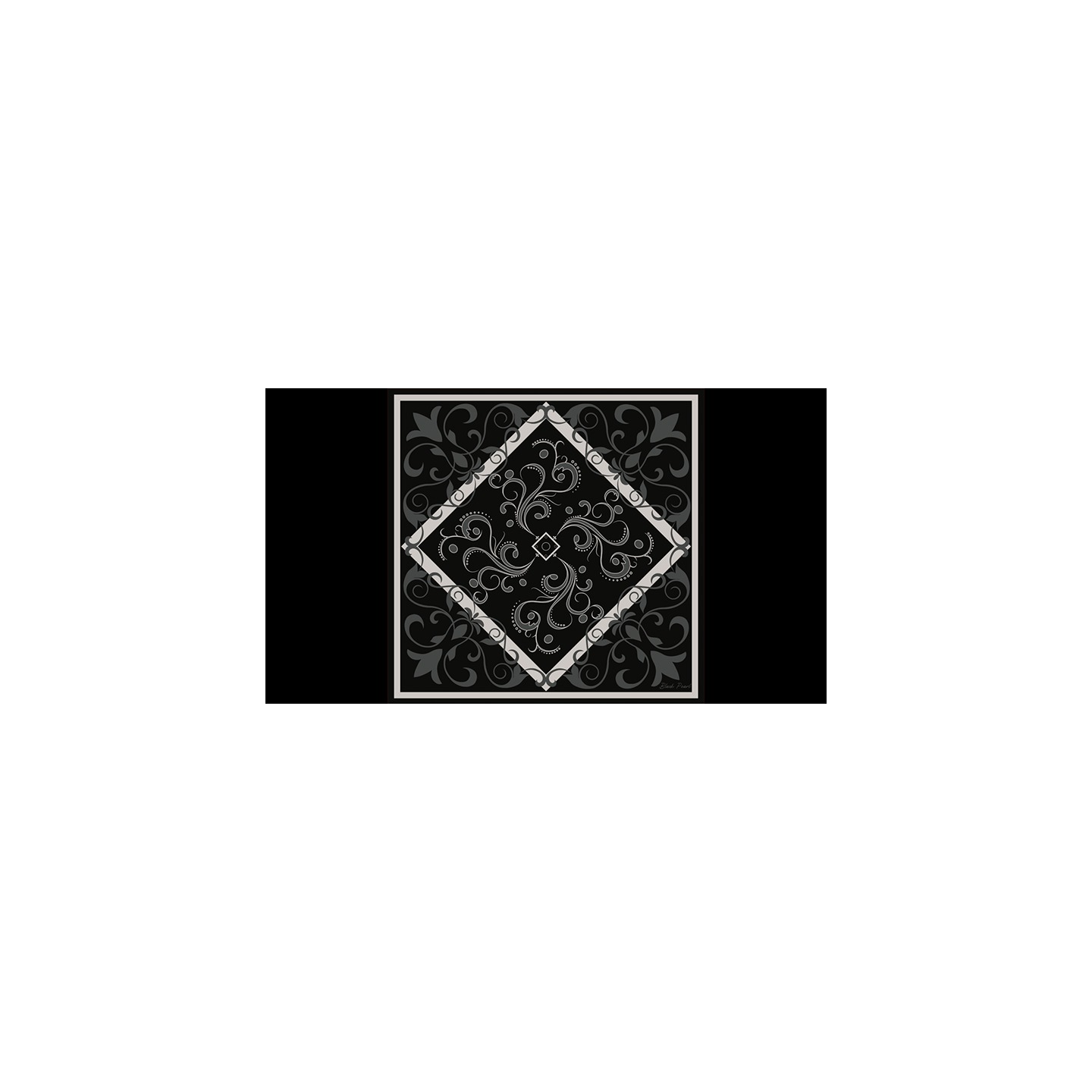 Devil's Bandana V.3 - Precious Stones Collection by Lee Alex (Black Pearl)