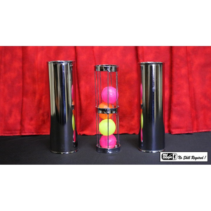 Cage and Cylinder Mystery (Brass) by Mr. Magic