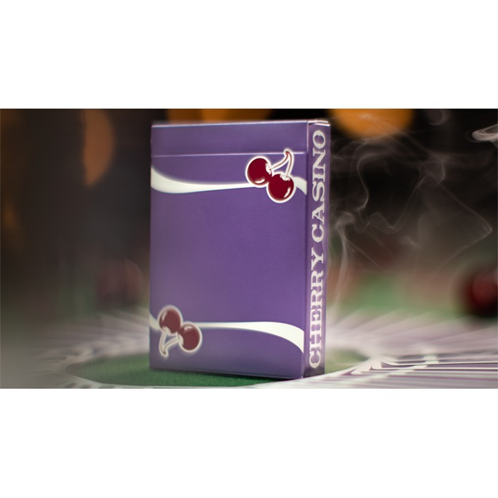 Cherry Casino (Desert Inn Purple) Playing Cards by Pure Imagination Projects