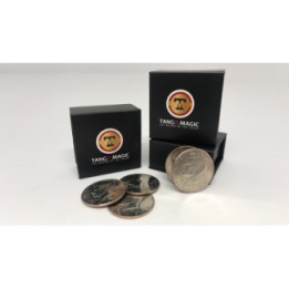 Perfect Shell Coin Set Half Dollar (Shell and 4 Coins D0201) by Tango Magic