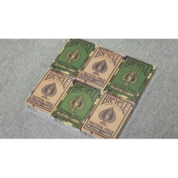 Bicycle Tactical Field Green Camo/Brown Camo (6 Decks) by US Playing Card Co