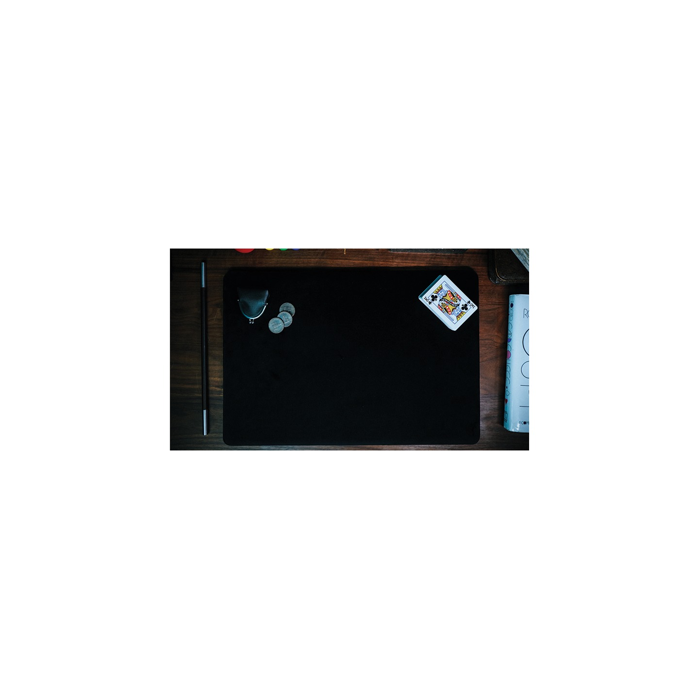 Suede Leather Large Pad (Black) by TCC
