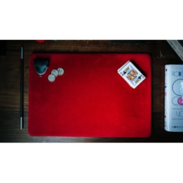 Suede Leather Large Pad (Red) by TCC