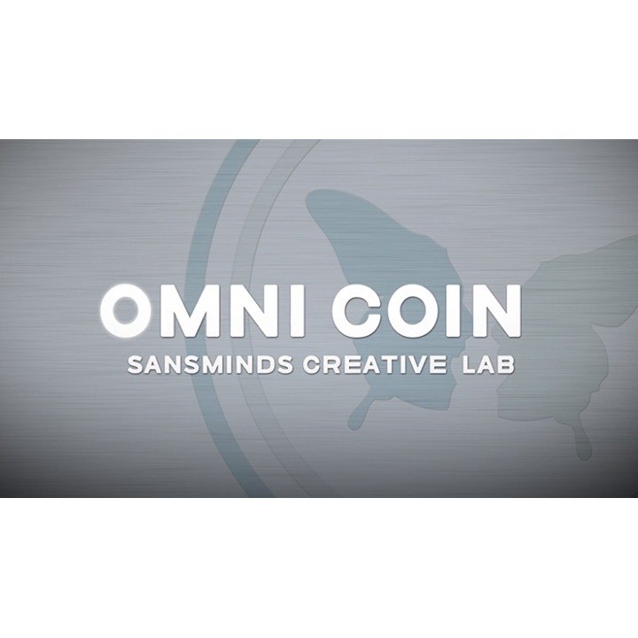 Omni Coin US version (DVD and 2 Gimmicks) by SansMinds Creative Lab