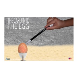THE CARD INTO THE EGG (Gimmicks and Online Instructions) by Alan Alfredo Marchese and Aprendemagia