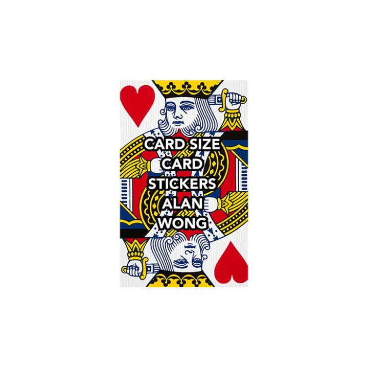 POKER Size Card Stickers by Alan Wong