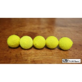 Crochet 5 Ball combo Set (1"/Yellow) by Mr. Magic