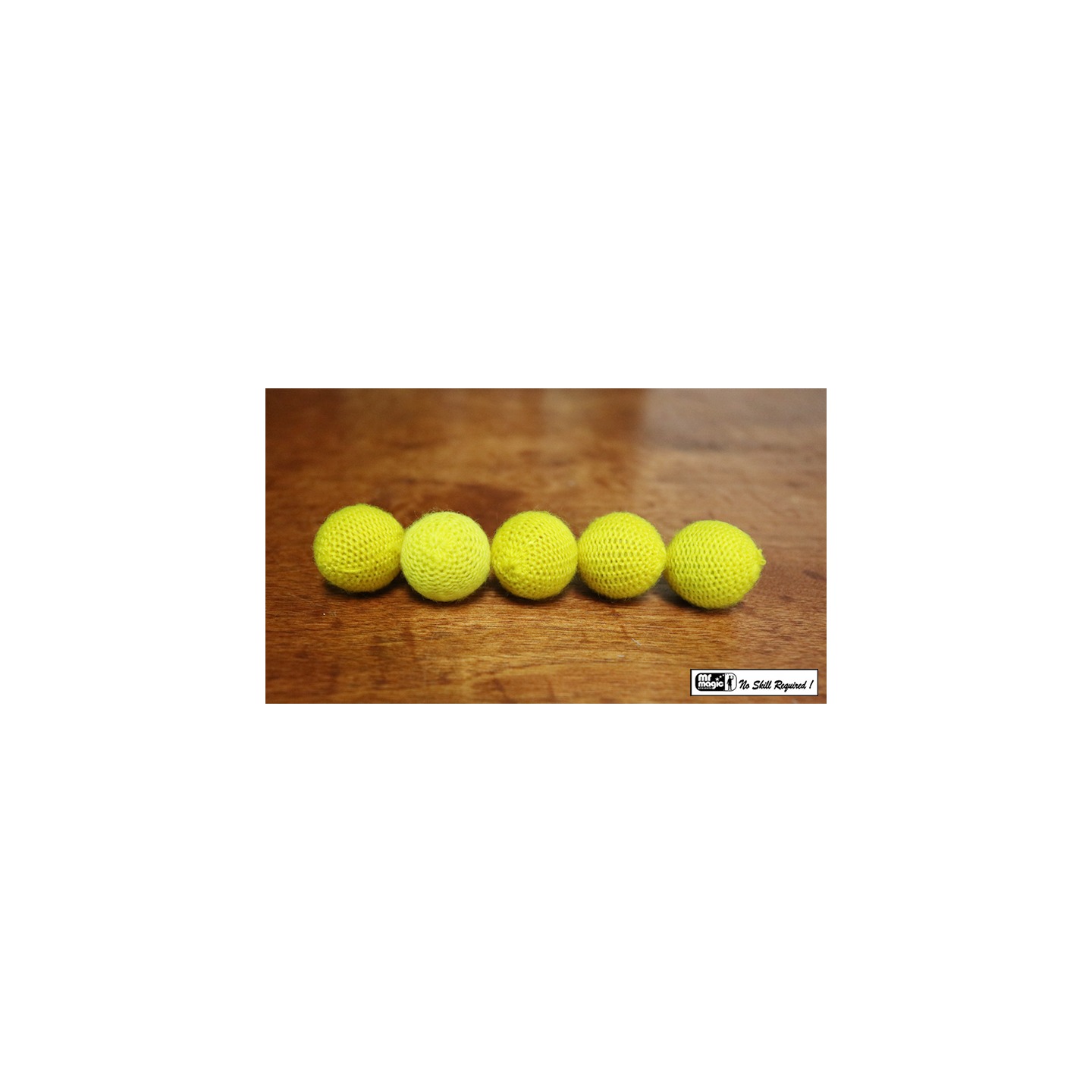 Crochet 5 Ball combo Set (1"/Yellow) by Mr. Magic