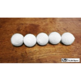 Crochet 5 Ball combo Set (1"/White) by Mr. Magic
