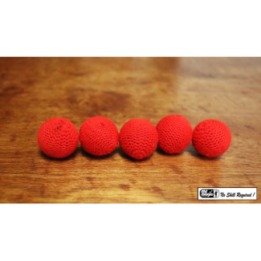 Crochet 5 Ball combo Set (1"/Red) by Mr. Magic