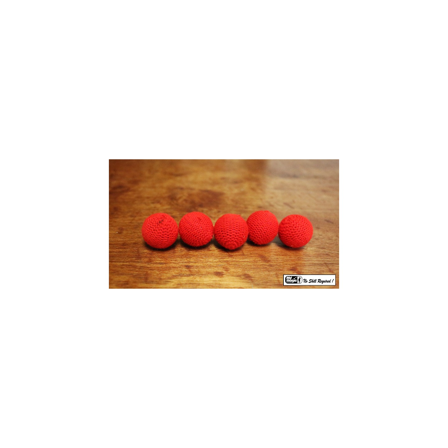 Crochet 5 Ball combo Set (1"/Red) by Mr. Magic