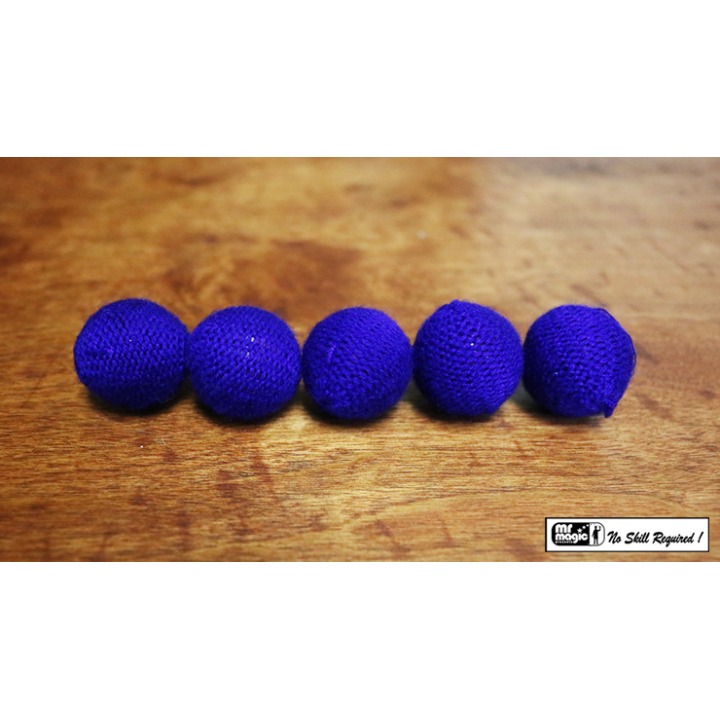 Crochet 5 Ball combo Set (1"/Blue) by Mr. Magic