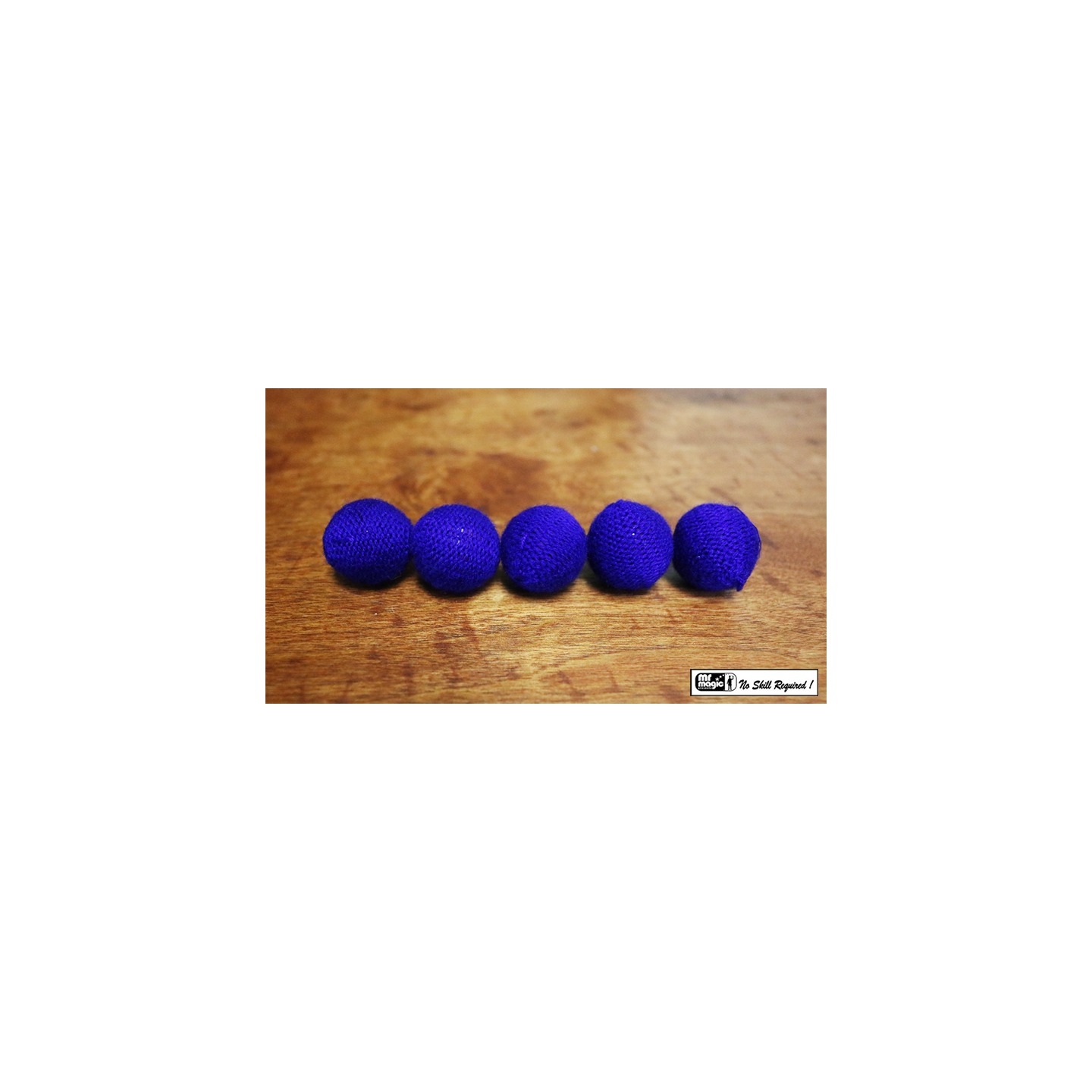 Crochet 5 Ball combo Set (1"/Blue) by Mr. Magic