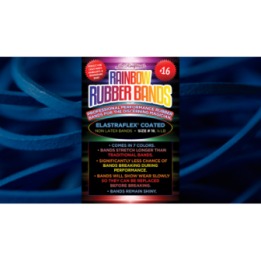 Joe Rindfleisch's SIZE 16 Rainbow Rubber Bands (Hanson Chien - Blue Pack) by Joe Rindfleisch