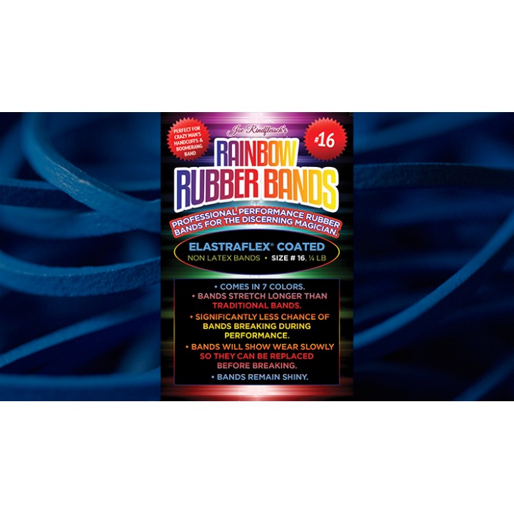 Joe Rindfleisch's SIZE 16 Rainbow Rubber Bands (Hanson Chien - Blue Pack) by Joe Rindfleisch