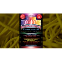 Joe Rindfleisch's SIZE 16 Rainbow Rubber Bands (Russell Leeds -Yellow ) by Joe Rindfleisch