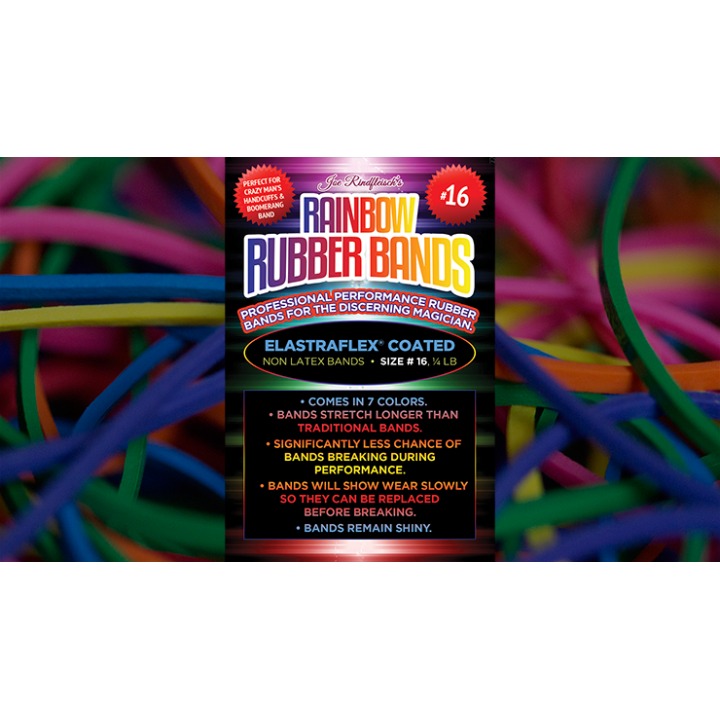 Joe Rindfleisch's SIZE 16 Rainbow Rubber Bands (Combo Pack)