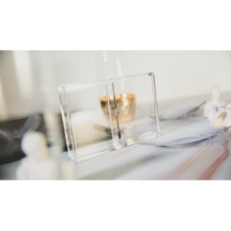 Crystal Playing Card Display 2 Deck Case by TCC